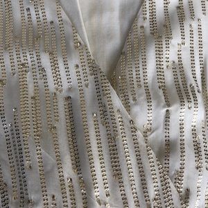 ba&sh metallic nixon gown